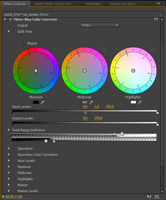 Three-Way Color Corrector