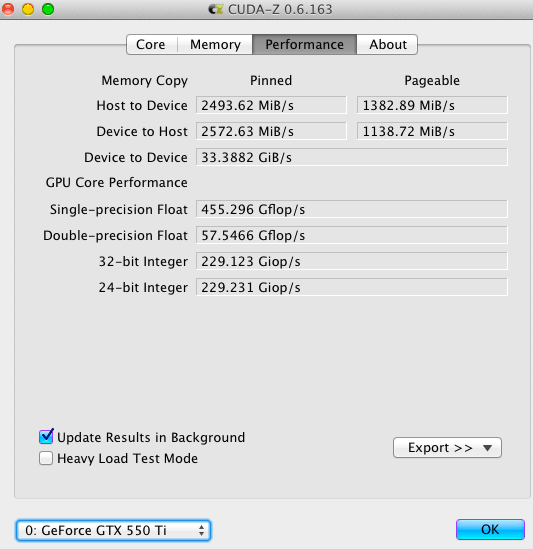 GeForce GTX 550 Ti vs ATI Radeon HD 5770 for Mac