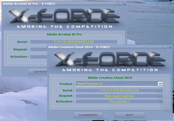 x-force keygen adobe acrobat xi mac