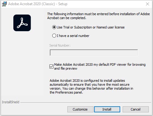 Adobe Acrobat DC 2020