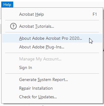 Adobe Acrobat DC 2020