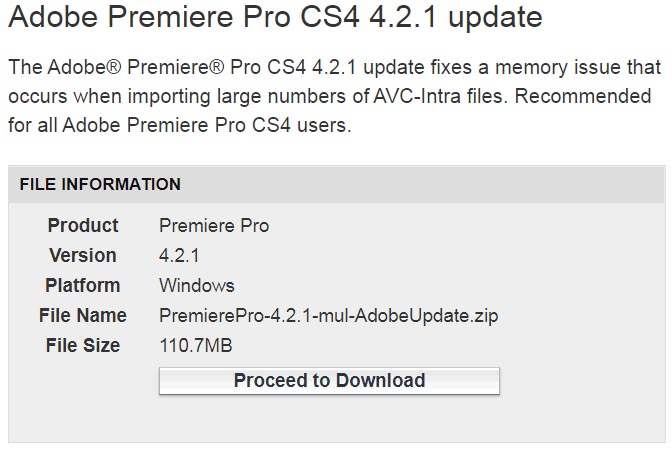 Adobe Premiere Pro CS4 v4.2.1