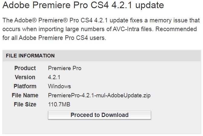 Adobe Premiere Pro CS4 v4.2.1