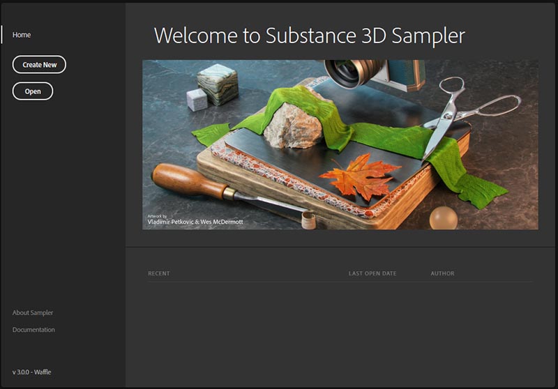 Adobe Substance 3D Sampler