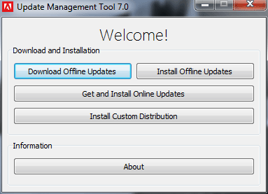 Adobe Update Management Tool 7.0