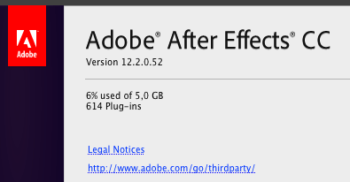 Adobe After Effects CC (12.2) update  Mac