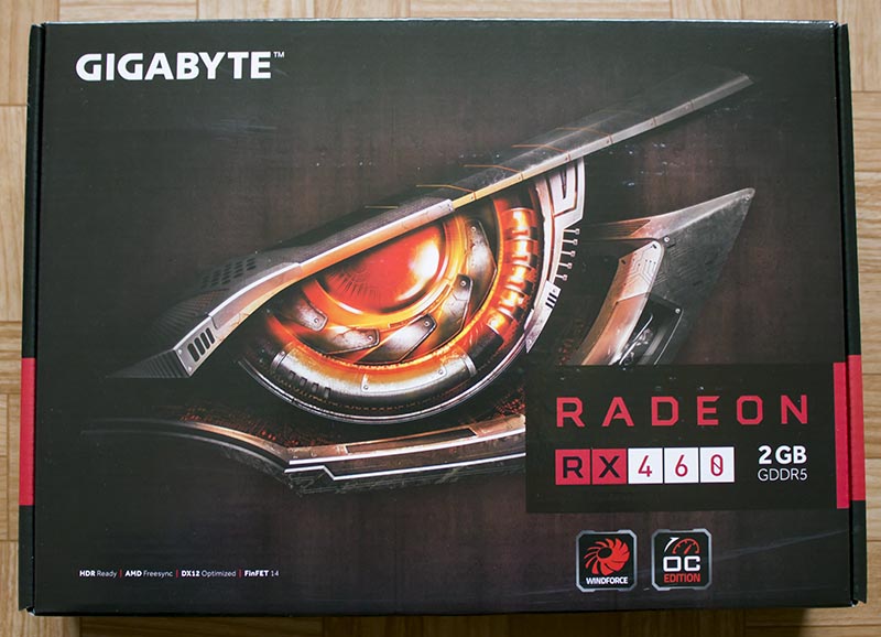 Gigabyte Radeon RX460 WINDFORCE OC 2G