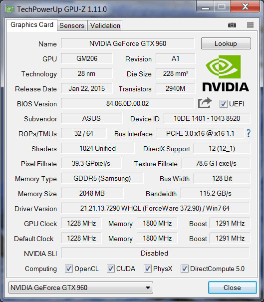 Gigabyte Radeon RX460 WINDFORCE OC 2G