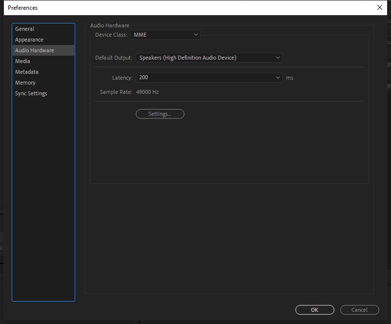 Adobe Media Encoder CC 2020