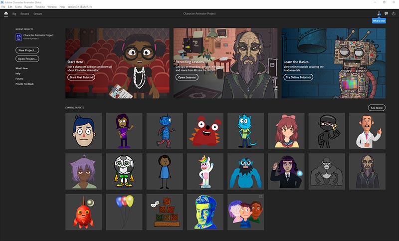 Adobe Character Animator Beta (3.4)