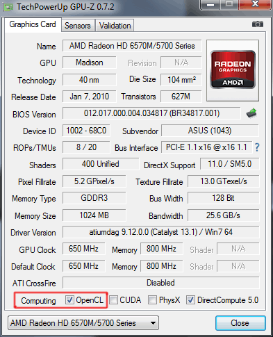 Mercury Playback Engine GPU Acceleration (OpenCL)