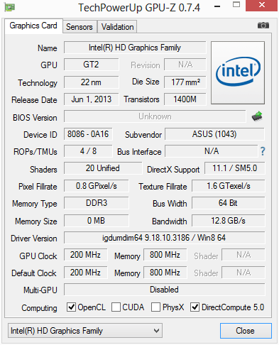 ASUS X550LA