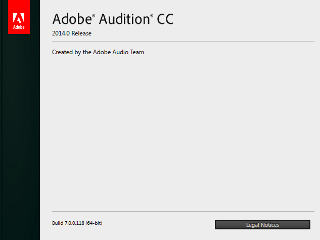 Adobe Audition CC 2014