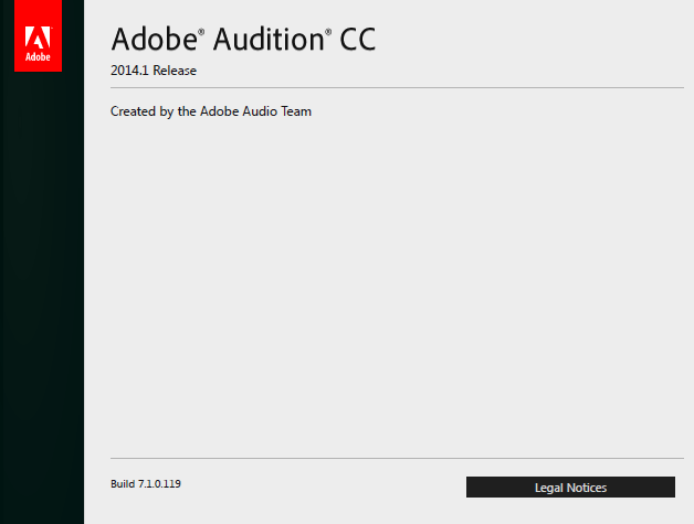 Adobe Audition CC 2014.1