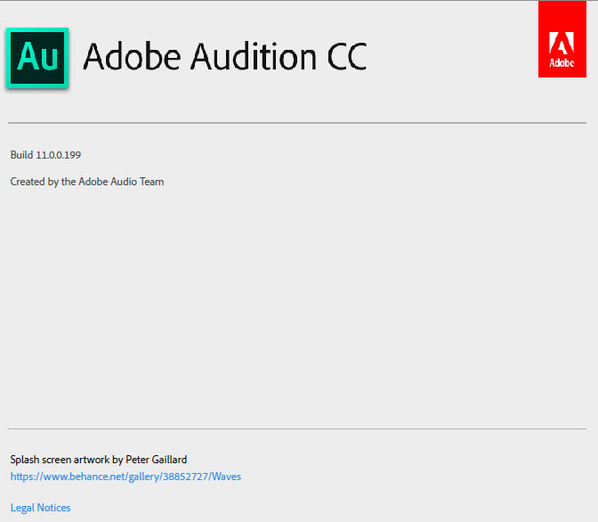 Adobe Audition CC 2018