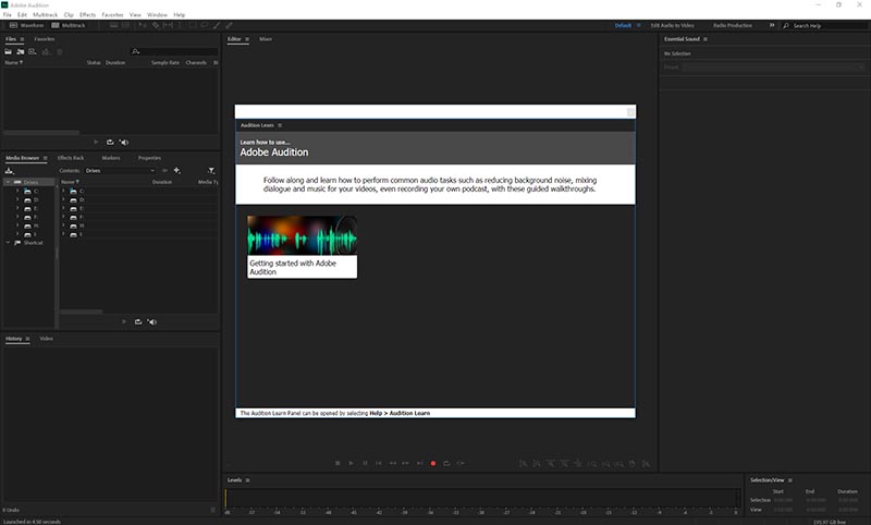 Adobe Audition CC 2019