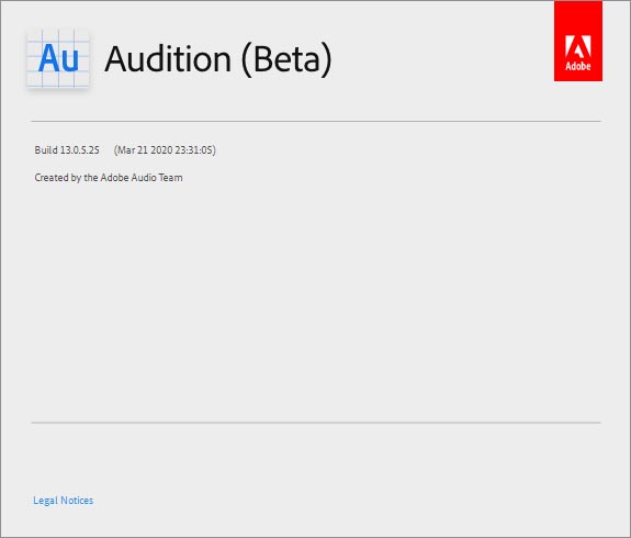 Adobe Audition CC 2020