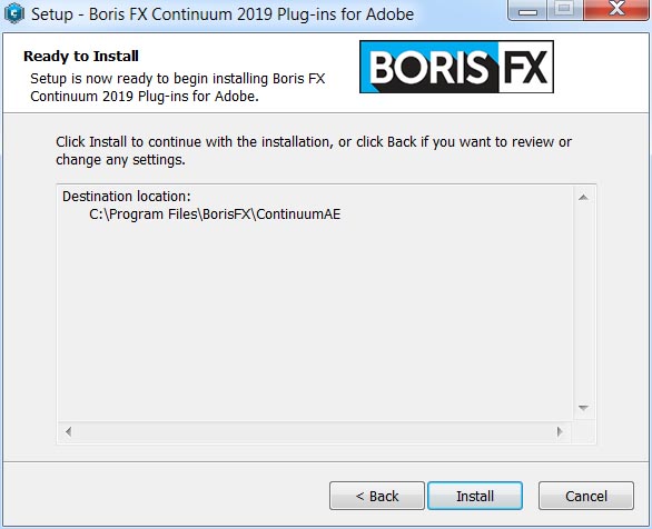 Boris Continuum Complete 2019 v12.0.2.4069 for Adobe