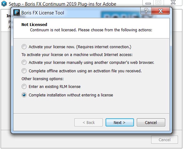 Boris Continuum Complete 2019 v12.0.2.4069 for Adobe