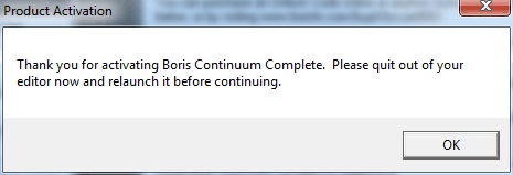 Boris Continuum Complete 8.2 AE
