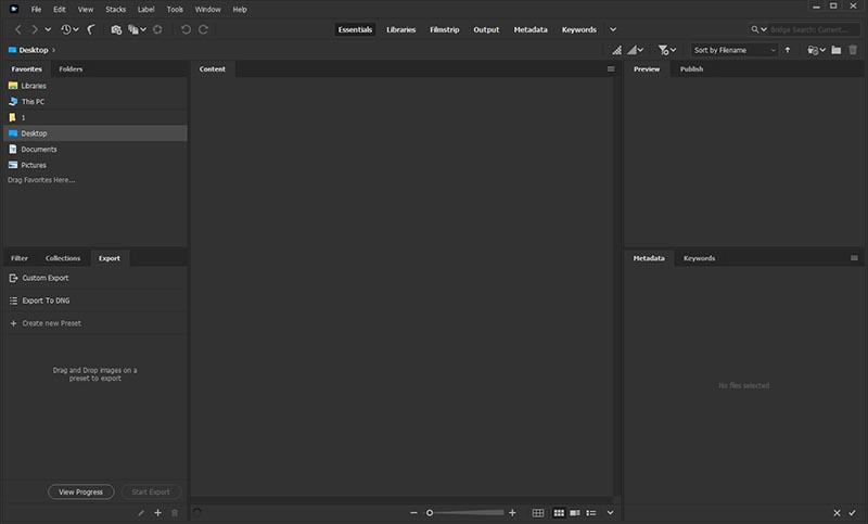 Adobe Bridge CC 2021