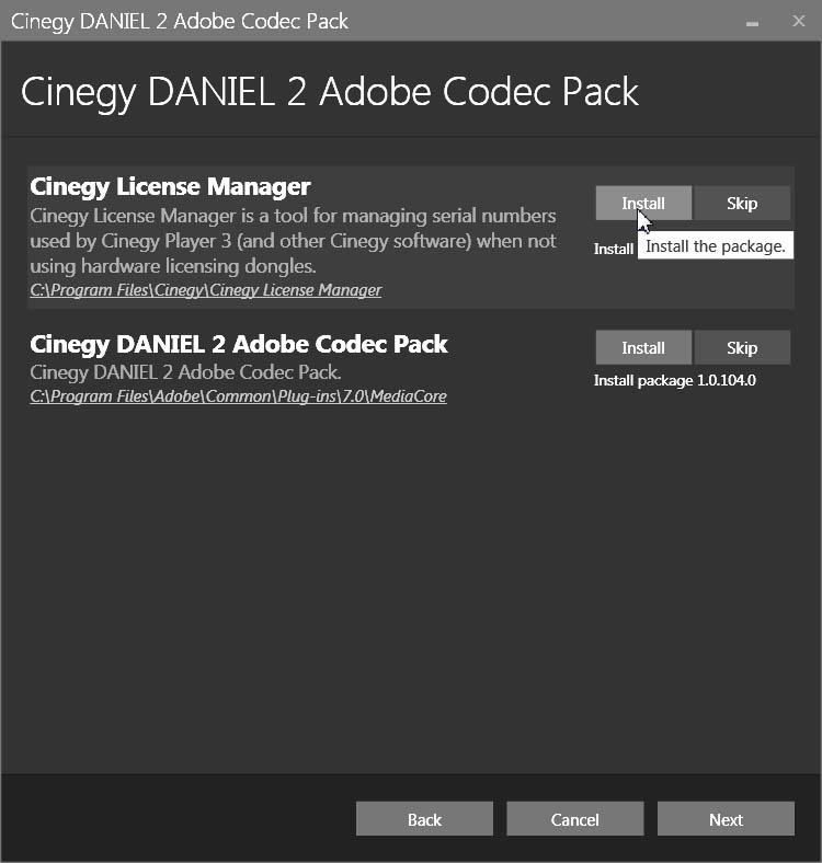 Cinegy Adobe CC 2018 Accelerator Plugin