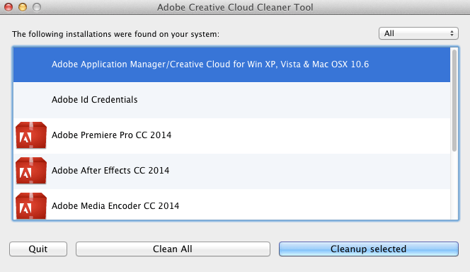 Adobe Creative Cloud Cleaner Tool