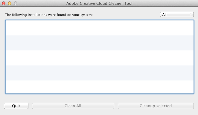 Adobe Creative Cloud Cleaner Tool