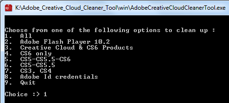 Adobe Creative Cloud Cleaner Tool