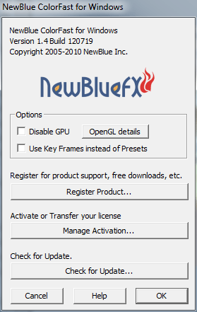 NewBlue ColorFast