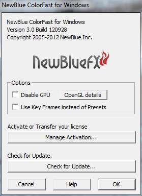 NewBlue ColorFast