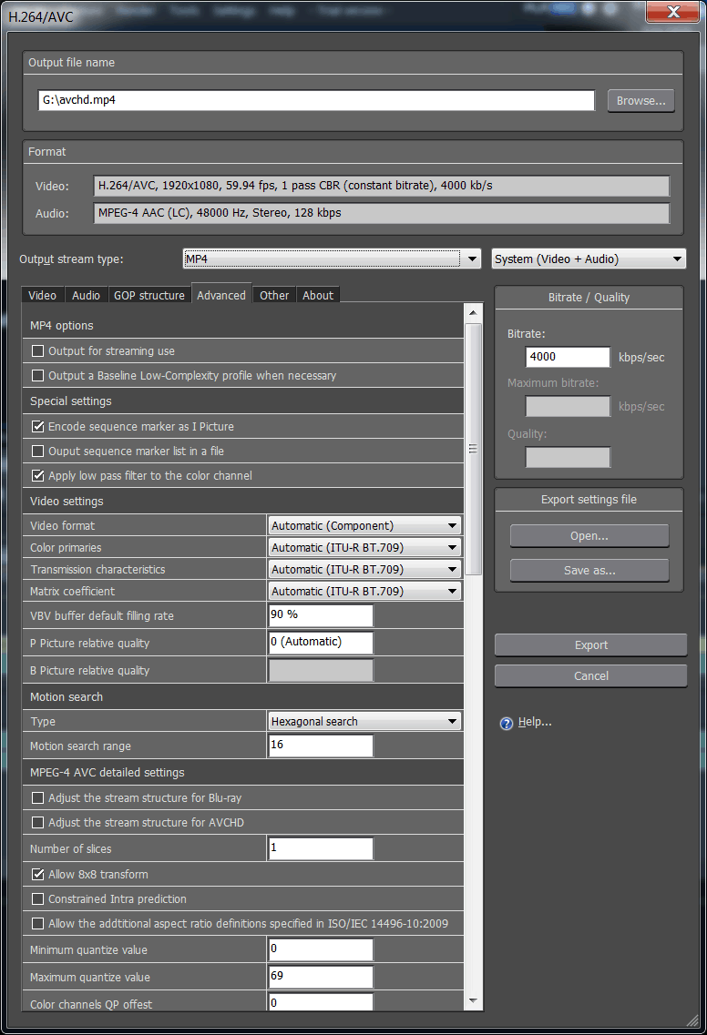 TMPGEnc Movie Plug-in AVC for EDIUS Pro 8 Version 1.0.4.9