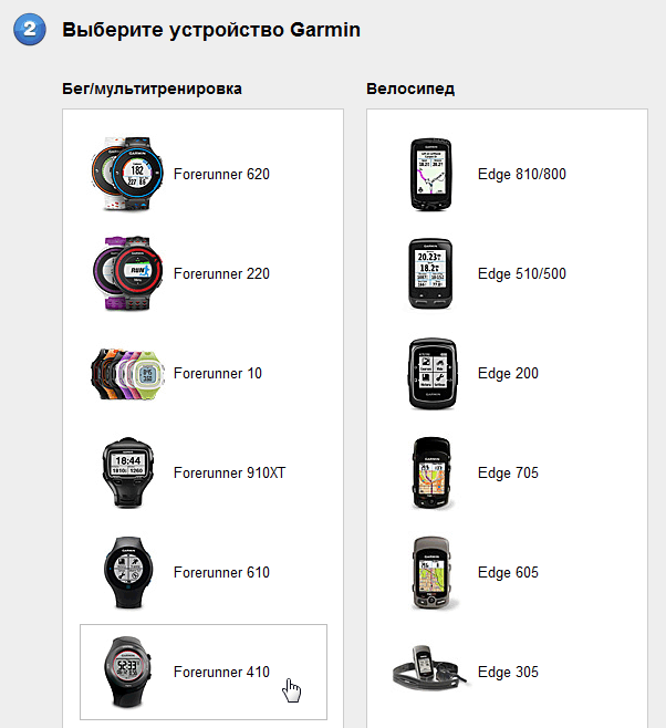 Garmin Forerunner 410 HRM