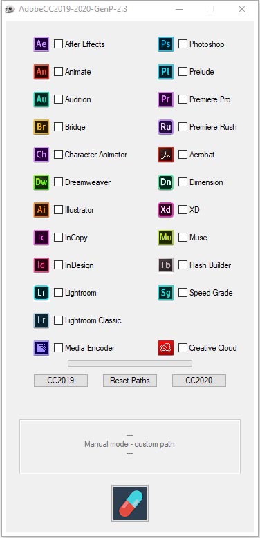 Adobe CC 2019 - 2020 GenP v2.3