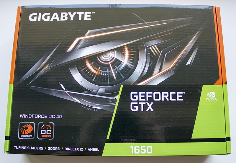 GIGABYTE GeForce GTX 1650 D6 WINDFORCE OC 4G (GV-N1656WF2OC-4GD)