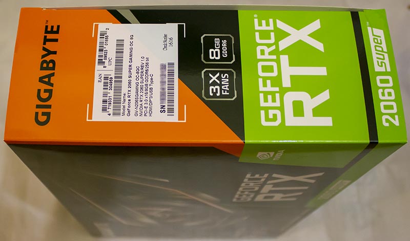 Gigabyte GeForce RTX 2060 SUPER GAMING OC 8G (GV-N206SGAMING OC-8GC)