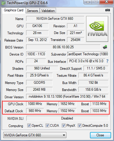 GeForce GTX 660