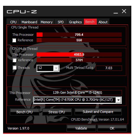 Intel Core i5-12400