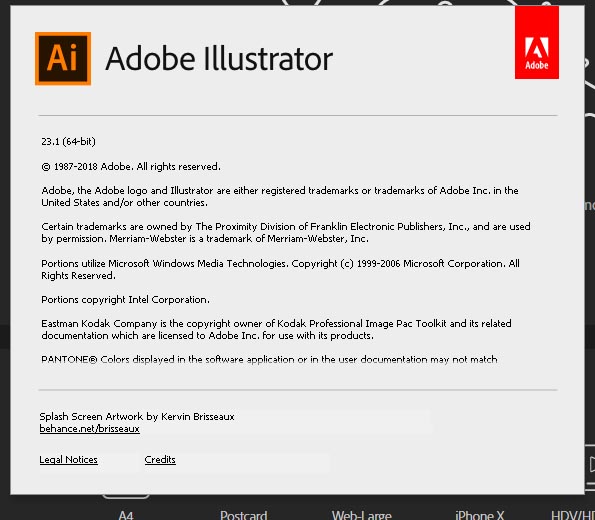 Adobe Illustrator CC 2019