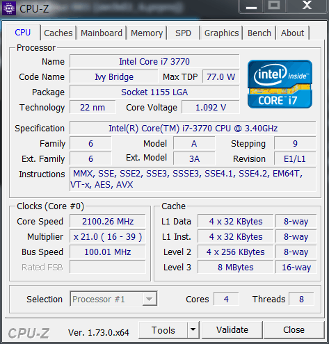 Intel HD Graphics 4000 (GT2)