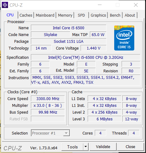 Intel HD Graphics 530 (GT2)