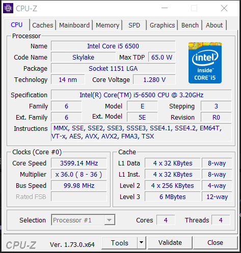 Intel HD Graphics 530 (GT2)