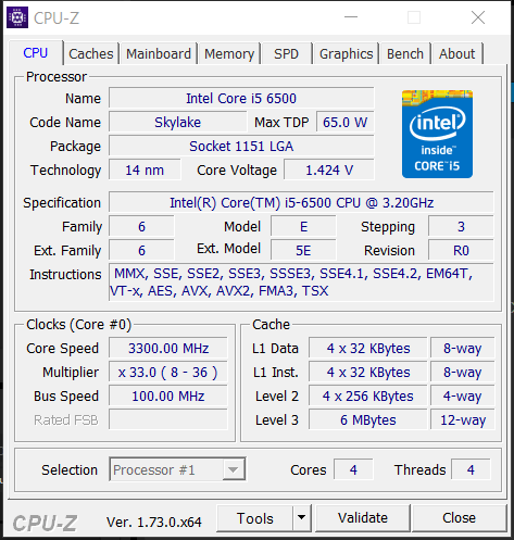 Intel HD Graphics 530 (GT2)