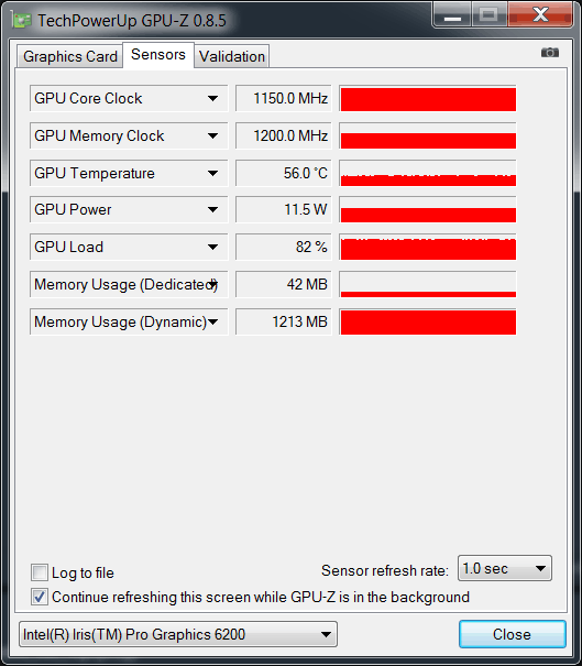 Intel Iris Pro Graphics 6200 (GT3e)