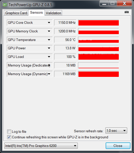 Intel Iris Pro Graphics 6200 (GT3e)