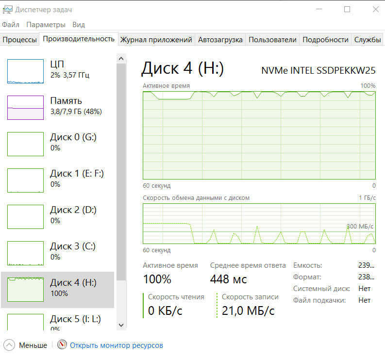 Intel SSDPEKKW256G7X1