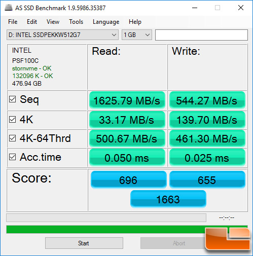 AS SSD Benchmark