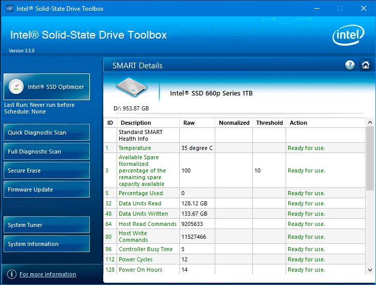 Intel SSDPEKNW010T9X1