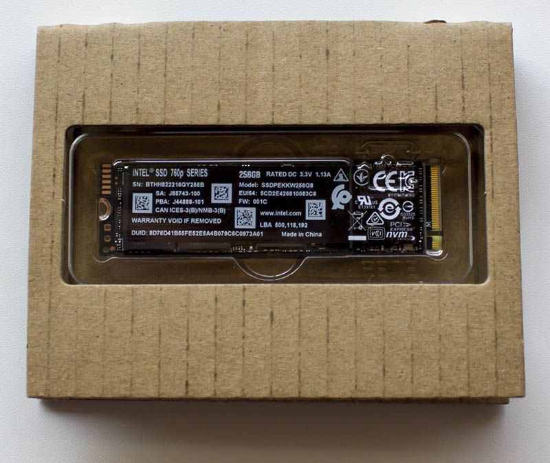 Intel SSDPEKKW256G801