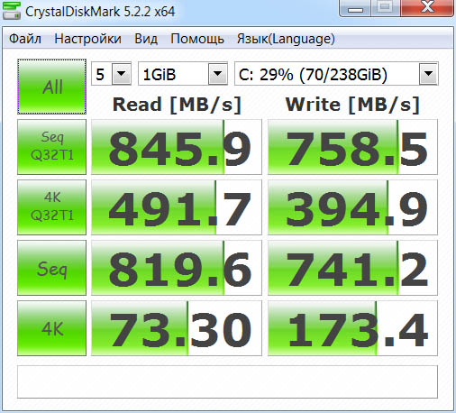 Intel SSD 760p (SSDPEKKW256G801)